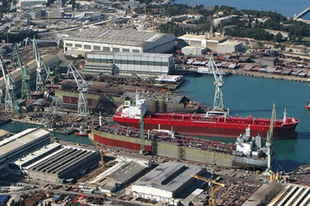 Brodosplit &scaron;alje dizalicu i platformu Sisačko-moslavačkoj županiji