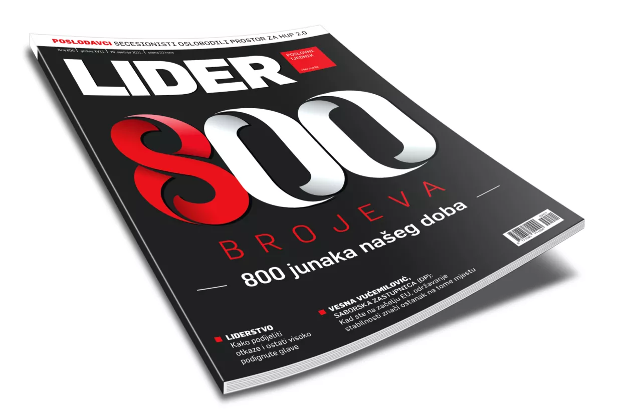 Jubilarni 800. broj Lidera donosi kroniku uspona i padova na hrvatskoj gospodarskoj sceni