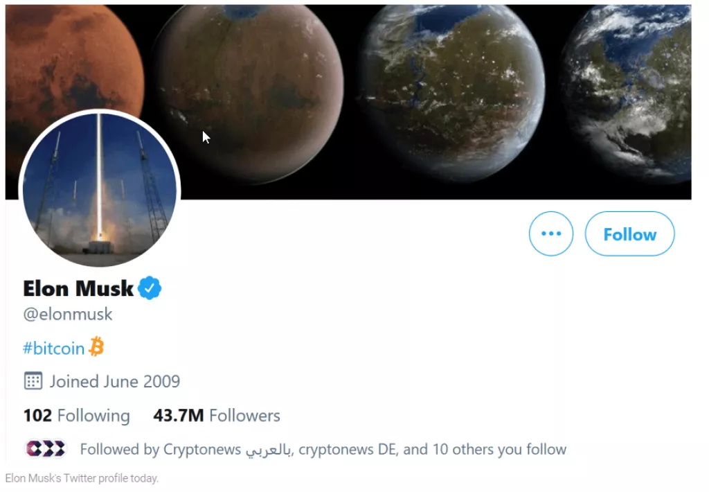 Pravi potres na kriptotržištu - Elon Musk potaknuo rast kriptovalute bitcoin