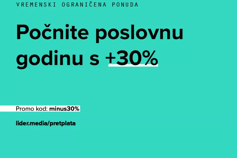 Počnite poslovnu godinu s +30%