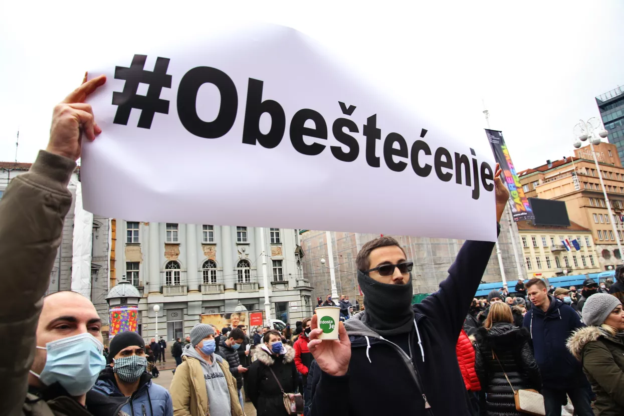 Stigle kazne za prosvjedni skup Udruge Glas Poduzetnika