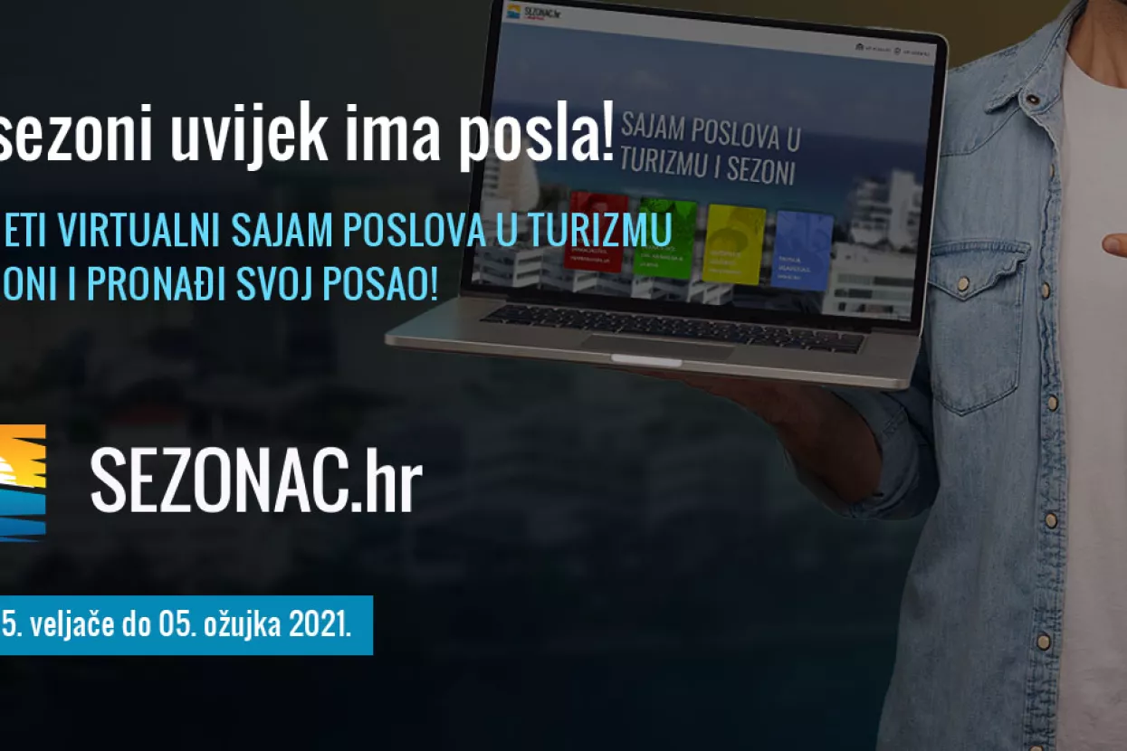 Tražiš sezonski ili stalni posao? Do 5. ožujka posjeti Sezonac.hr i pronađi posao po tvojoj mjeri!