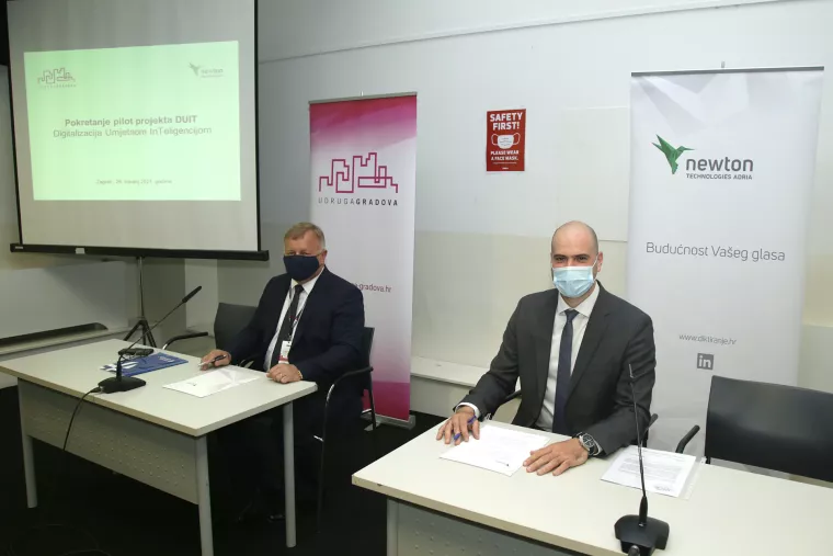 Udruga gradova RH i Newton Technologies Adria predstavili pilot projekt DUIT