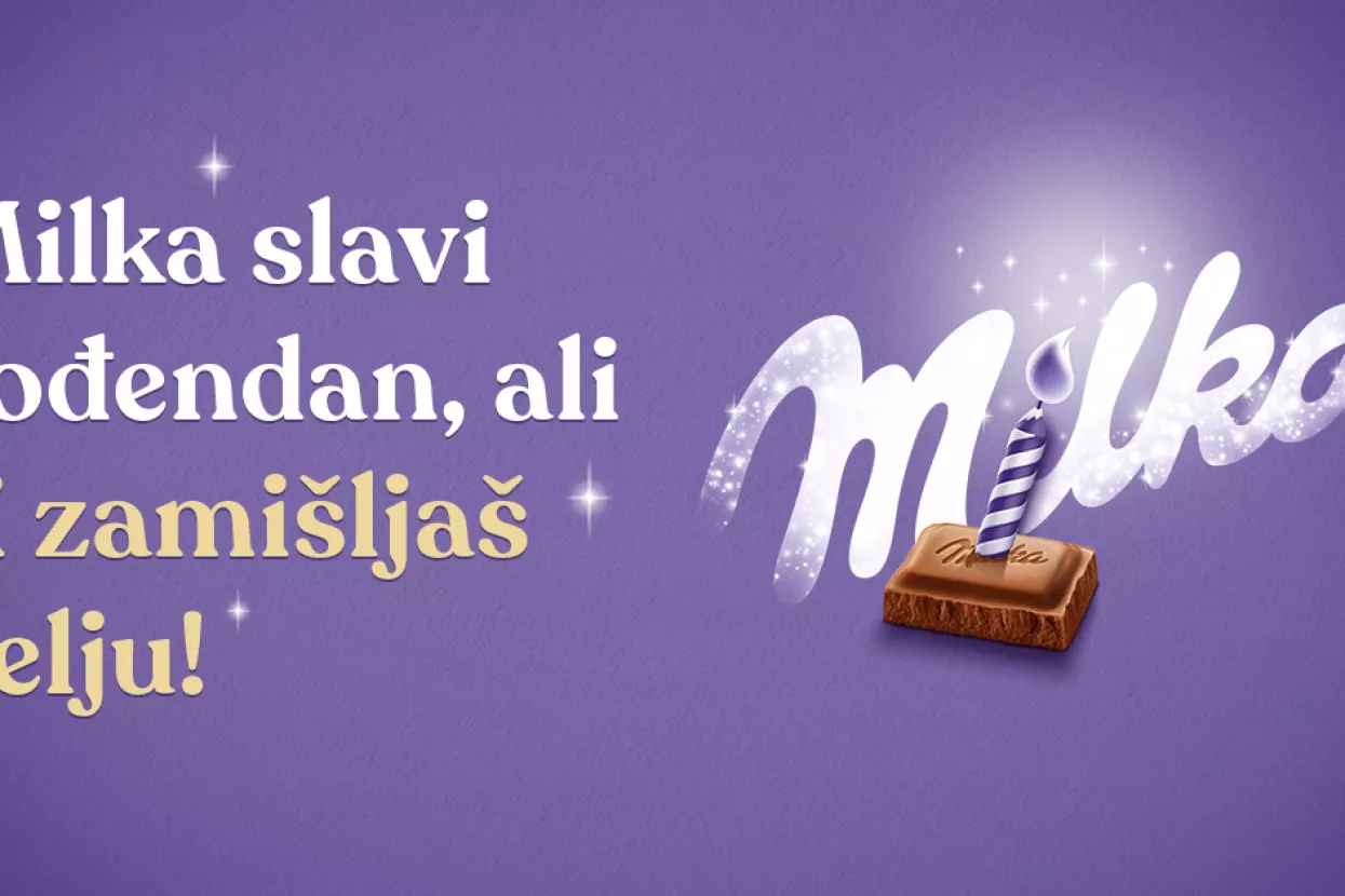 Milka slavi rođendan, ali ti zamišljaš želju!