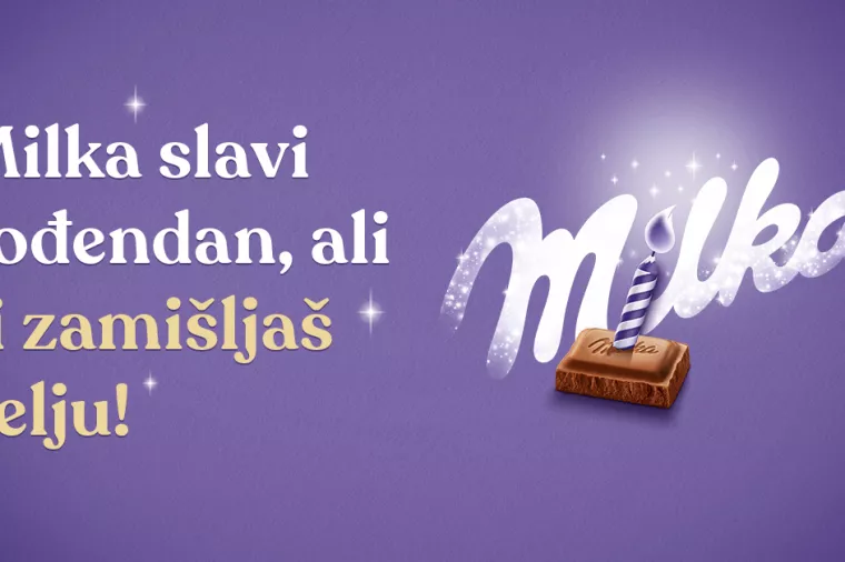 Milka slavi rođendan, ali ti zamišljaš želju!