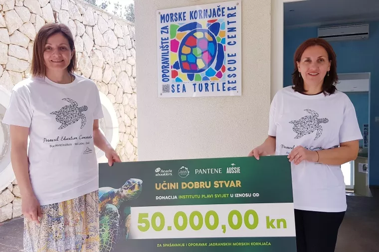 Procter&amp;Gamble donirao 50 000 kuna oporavilištu za morske kornjače u Malom Lošinju