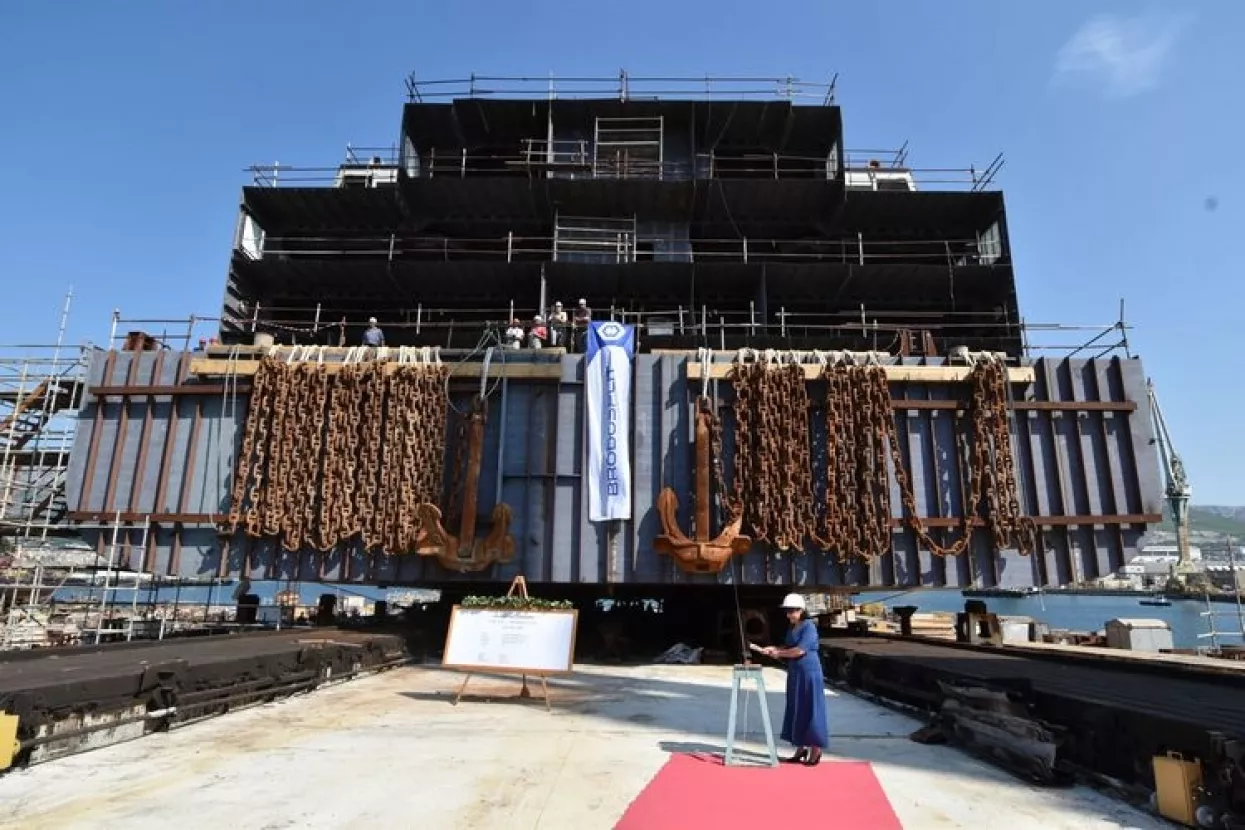 Iz Brodosplita je krenuo transport velikih segmenata izgrađenih za vijadukt Prapratno