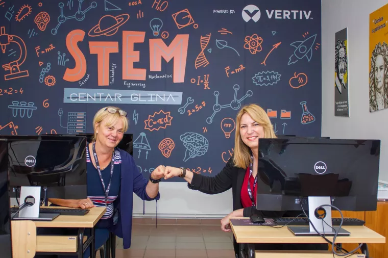 Vertiv donirao opremu za otvorenje novog STEM centra u Glini