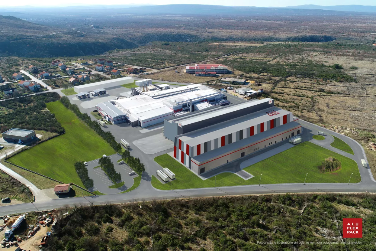 Aluflexpack Grupa ulaže 65 milijuna eura u proširenje proizvodnog pogona u Drnišu