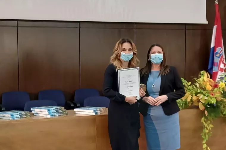 Saponiji dodjeljena nagrada Ministarstva gospodarstva i održivog razvoja za doprinos za&scaron;titi okoli&scaron;a i održivom razvoju