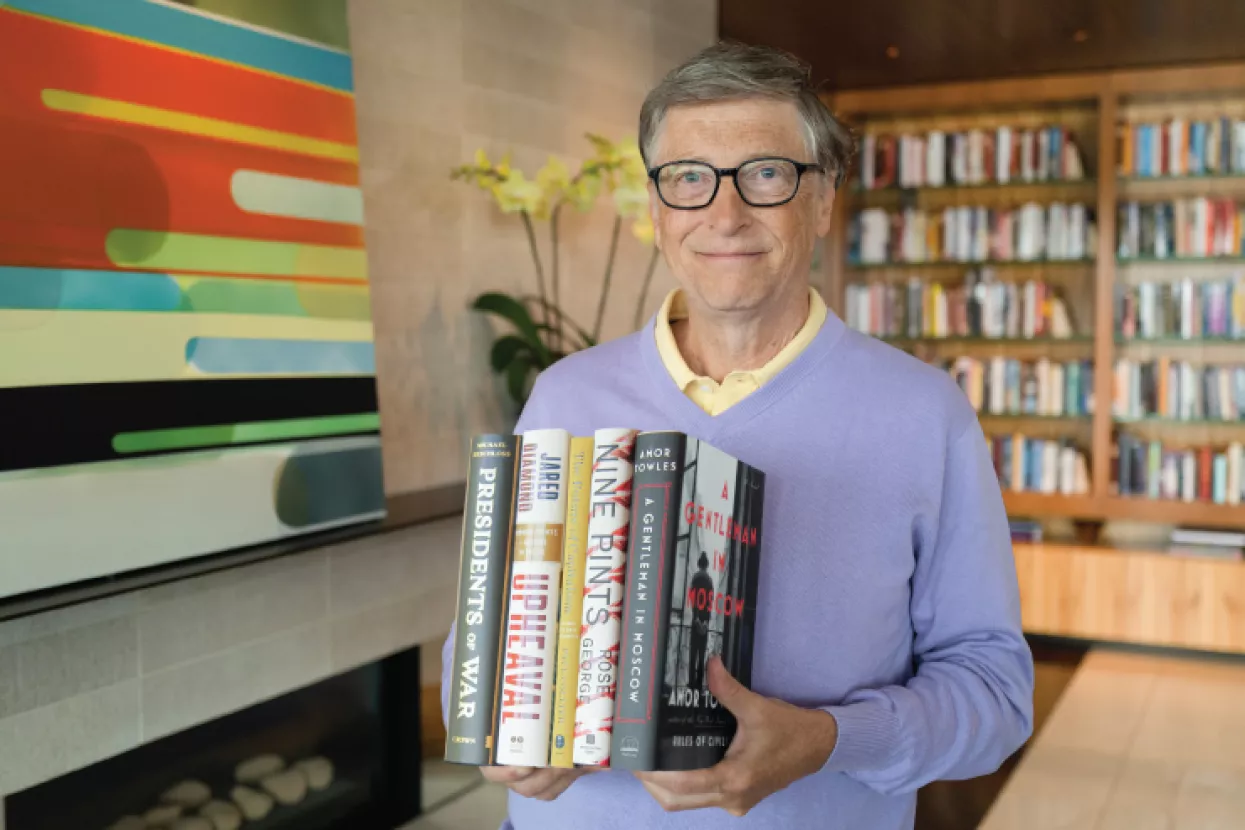 Bill Gates preporučio pet naslova za čitanje tijekom zimskih blagdana
