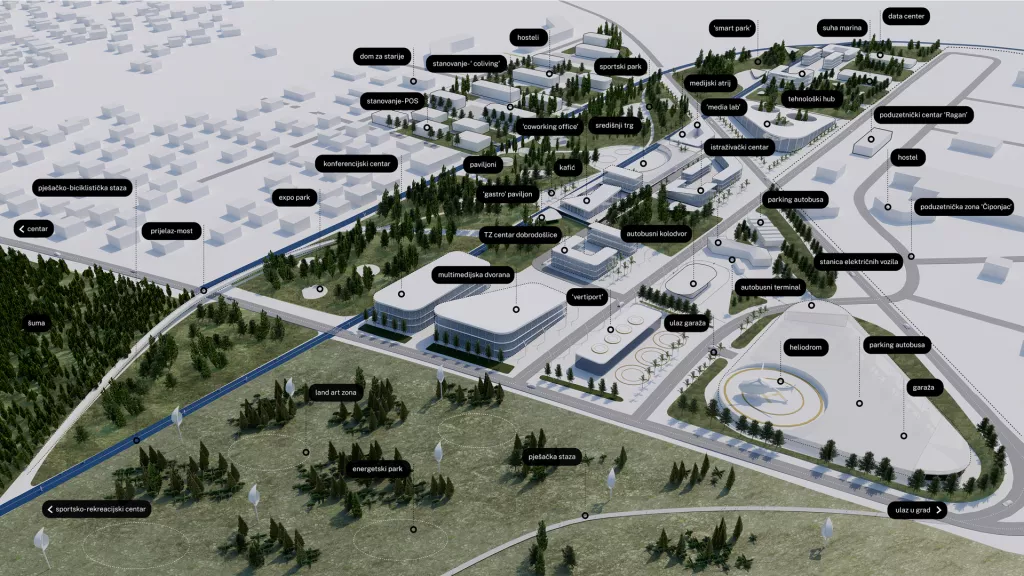 [INTERVJU] Arhitekt Alen Žunić urbanističkim vizijama uvodi hrvatske gradove u budućnost. Pogledajte kako bi mogli izgledati Pazin i Novalja