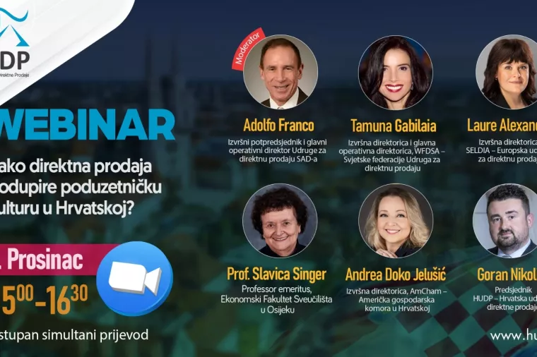 USUSRET WEBINARU: Kako direktna prodaja podupire poduzetničku kulturu u Hrvatskoj?