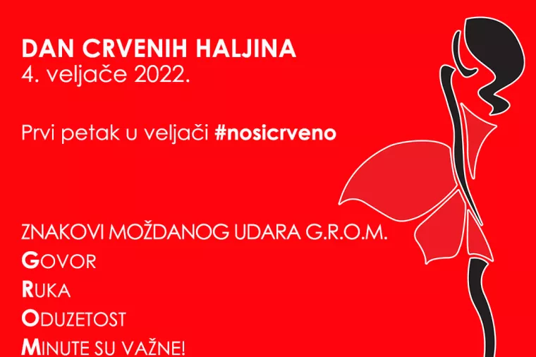 Dan crvenih haljina: 80 posto moždanih udara se može spriječiti