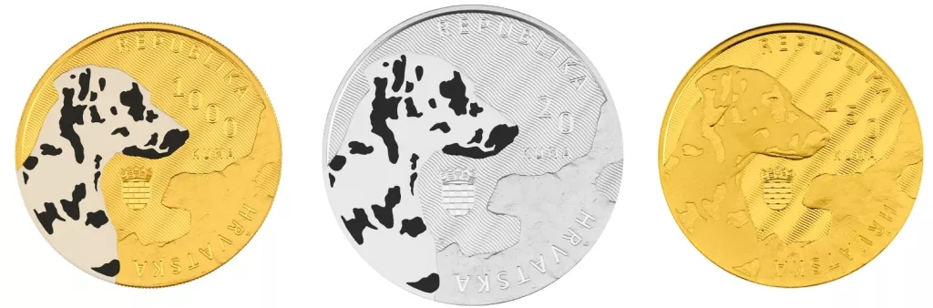 Dalmatinski pas na kovanicama dobio boju