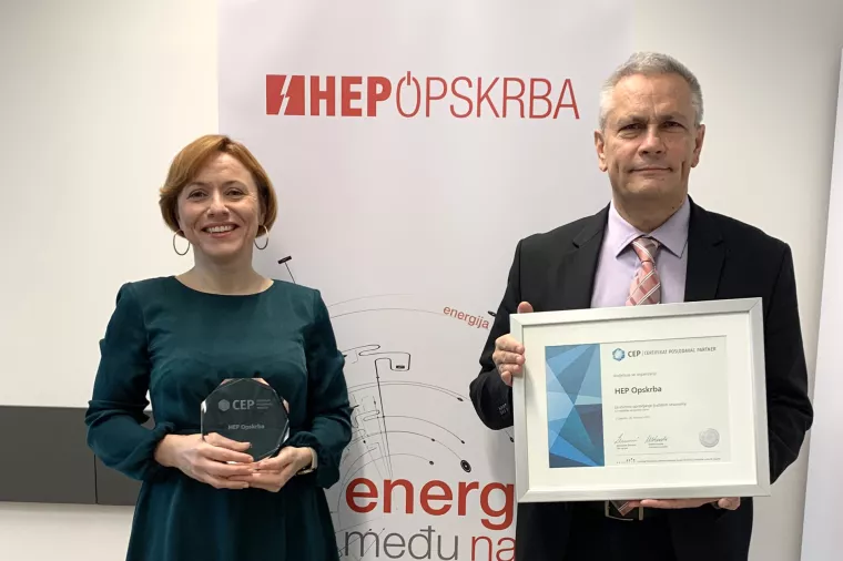 HEP Opskrba i ove godine ponosno nosi certifikat Poslodavac Partner