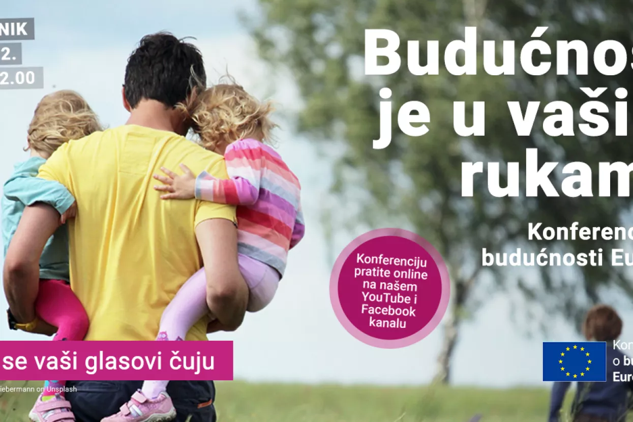 Završna Konferencija o budućnosti Europe koju organizira Predstavništvo Europske komisije u Hrvatskoj održat će se 5. travnja u Dubrovniku