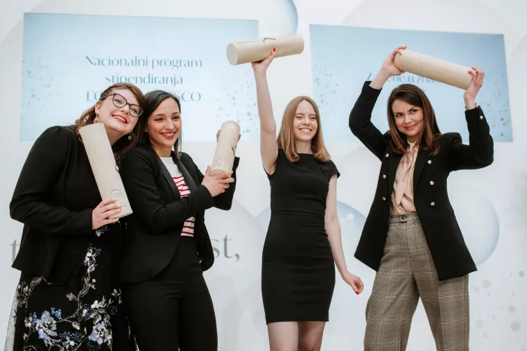 Odabrane četiri nove stipendistice Nacionalnog programa stipendiranja &#39;Za žene u znanosti&#39;