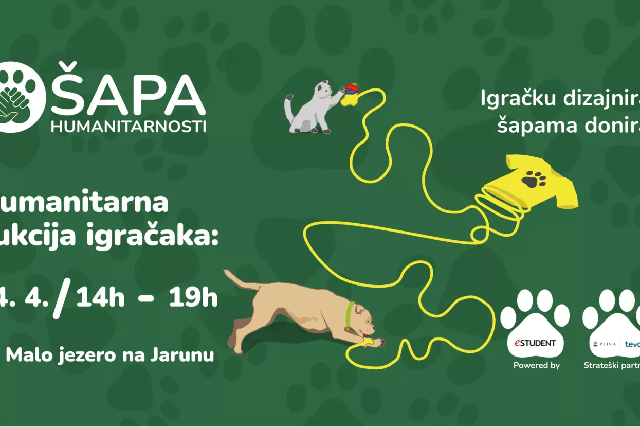 Šapa humanitarnosti - doniraj minimalno, odaberi svojevoljno! Razveseli svog ljubimca i jednog u azilu!