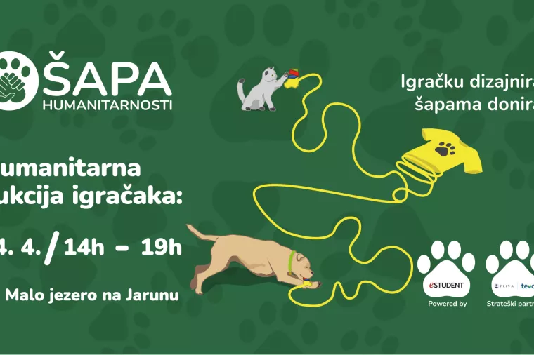 Šapa humanitarnosti - doniraj minimalno, odaberi svojevoljno! Razveseli svog ljubimca i jednog u azilu!