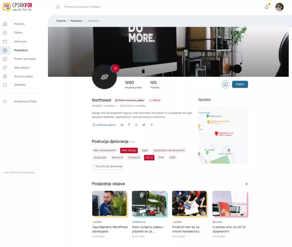 FOI lansirao aplikaciju za povezivanje studenata i poslodavaca