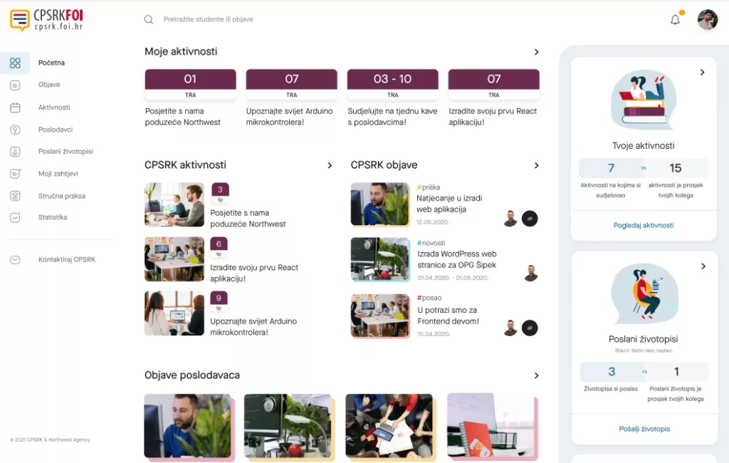 FOI lansirao aplikaciju za povezivanje studenata i poslodavaca