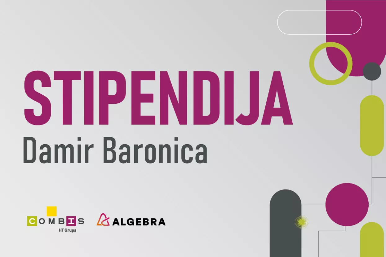 Combis kroz stipendiju Damir Baronica podupire studente Visokog učilišta Algebra