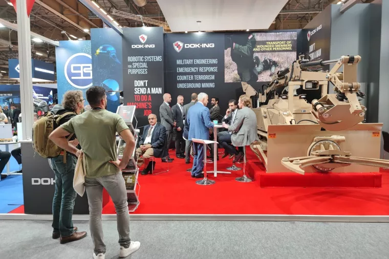 DOK-ING drži 80 posto tržišnog udjela u specijalnim robotskim sustavima u području vojne inženjerije