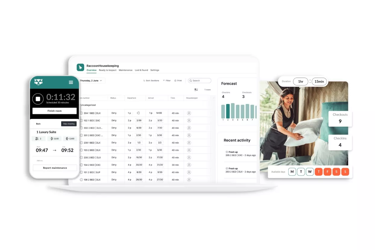 RoomRaccoon predstavio novi hotel housekeeping softver za jo&scaron; jednostavnije upravljanje procesima