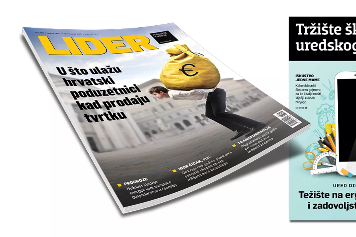 U novom broju Lidera saznajte u što ulažu hrvatski poduzetnici kad prodaju tvrtku