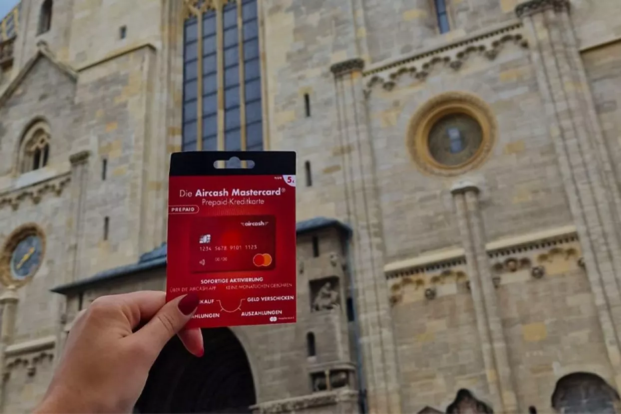 Aircash Mastercard prepaid kartica dostupna je u najvećim prodajnim lancima Slovenije i Austrije