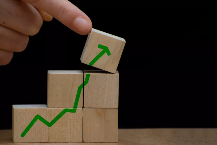 rast, profit, uspjeh, zaustavljanje, stop