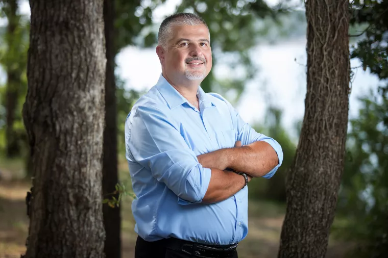 7.8.2019., Porec - Adriano Palman, Direktor kampa Bijela Uvala. Photo: Nel Pavletic/PIXSELL