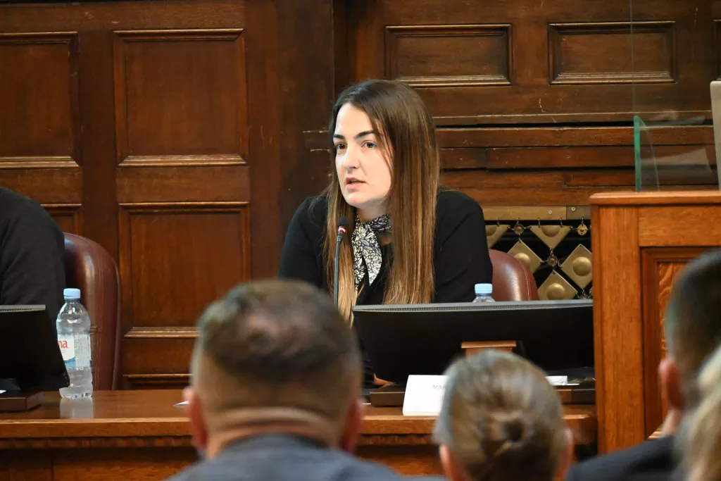 Marijana Jovović iz Inovaciono preduzetničkog centra (IPC) Tehnopolis<br>Green CBC konferencija