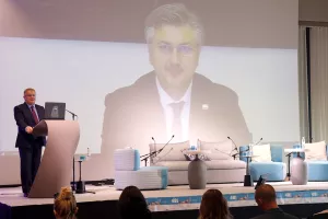 14. susret gradonačelnika i poduzetnika. Željko Turk i Andrej Plenković