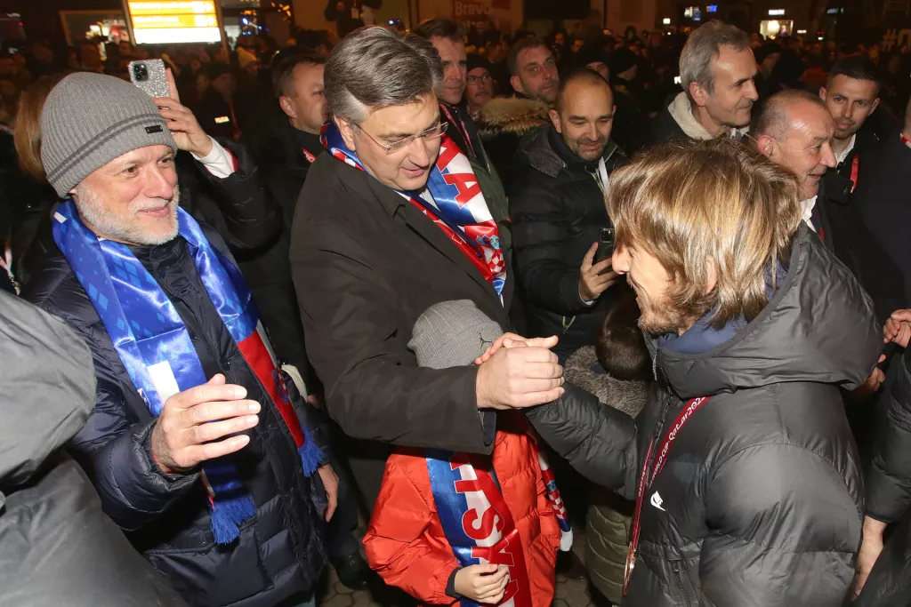 Doček hrvatskih nogometaša sa svjetskog prvenstva u Kataru