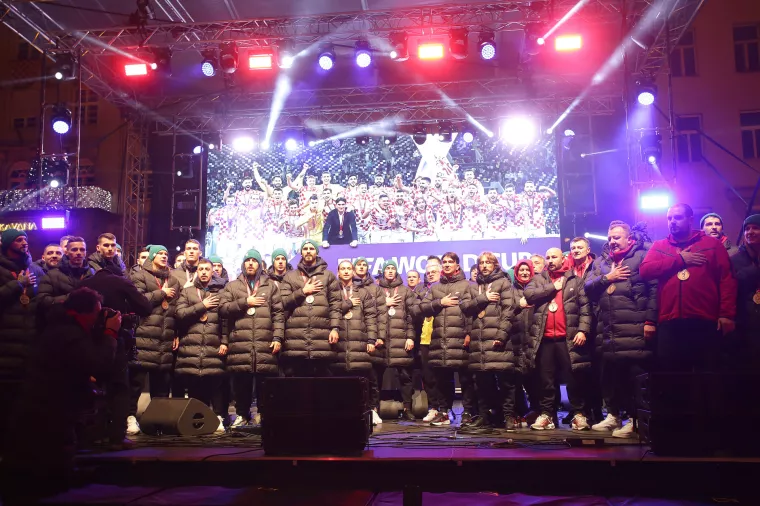 Doček hrvatskih nogometaša sa svjetskog prvenstva u Kataru