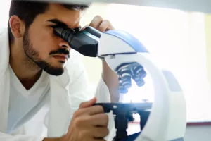 znanost, laboratorij, mikroskop