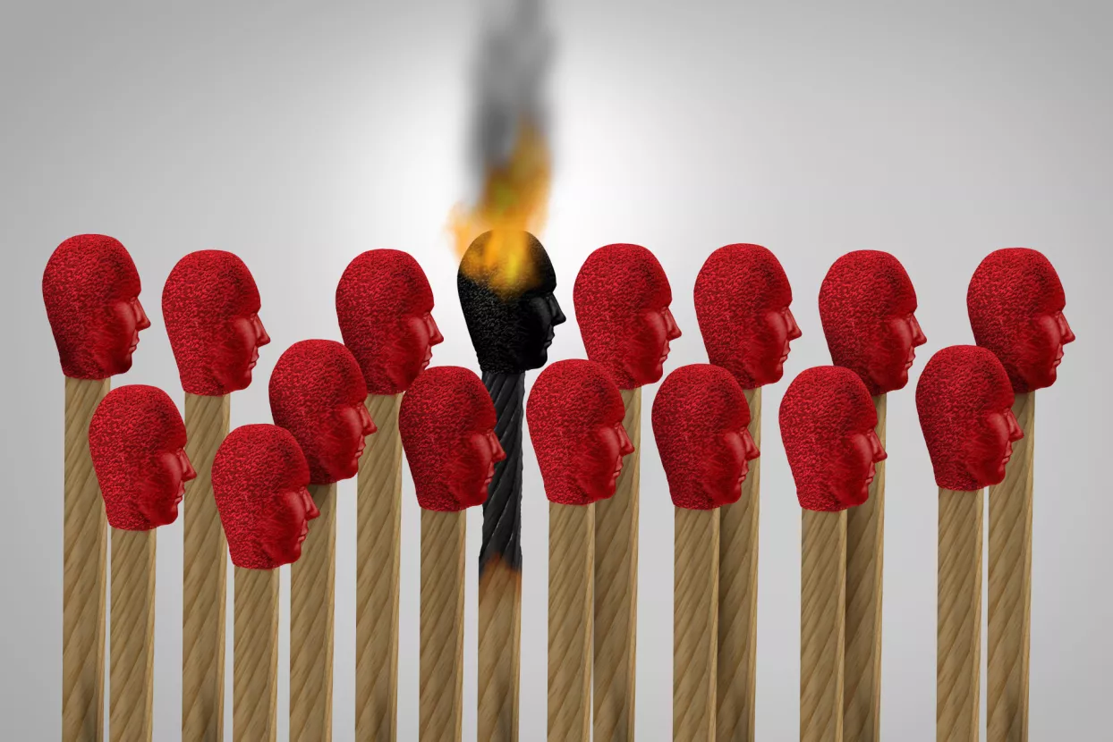 burnout, stres, sagorijevnje, izgaranje