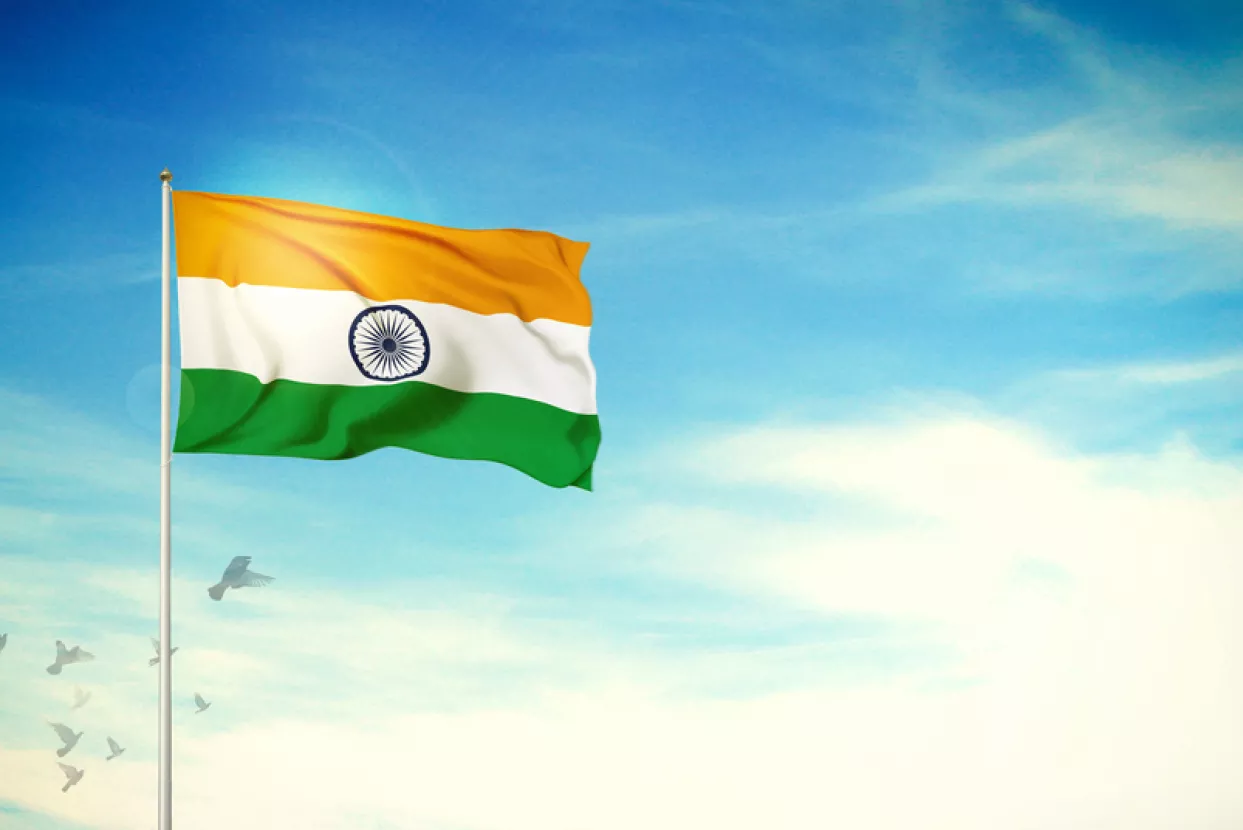 Indija, zastava