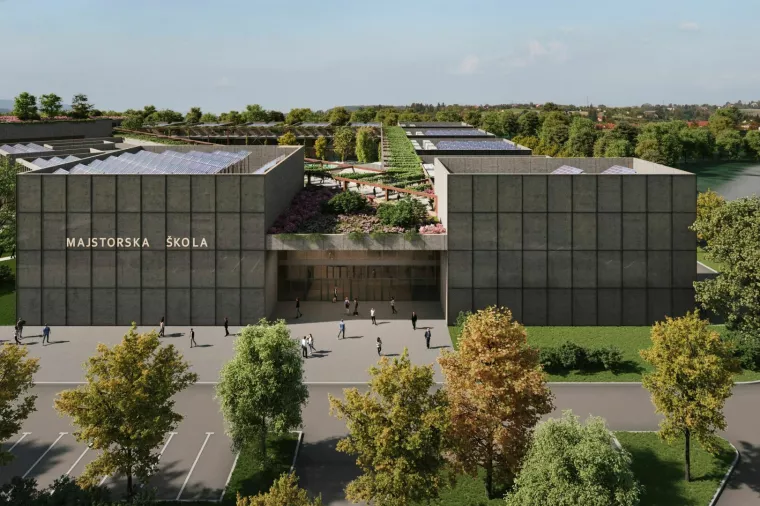 Budući izgled Majstorske škole u Sisku