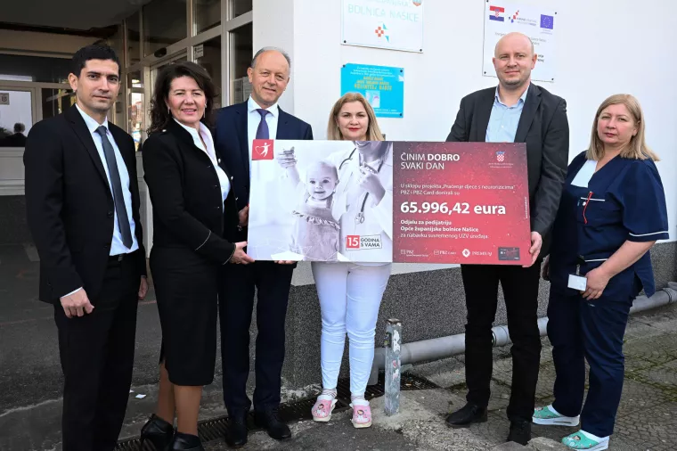PBZ Grupa donirala suvremeni UZV uređaj Odjelu za pedijatriju našičke bolnice
