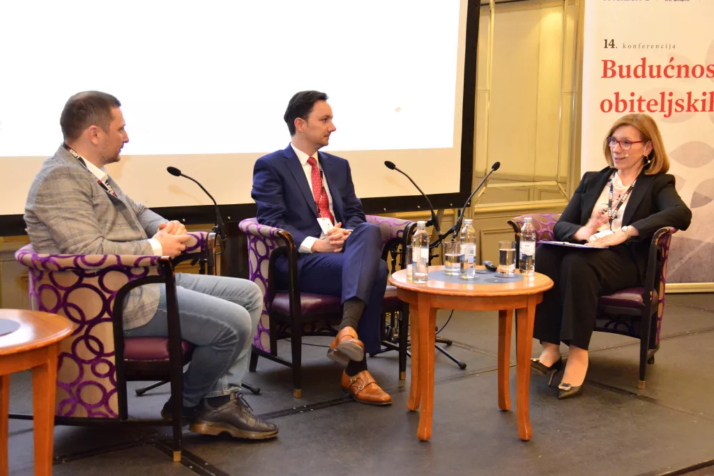 Budućnost obiteljskih firmi 2023, Domagoj Radić, Domagoj Cvetko, Jasmina Očko