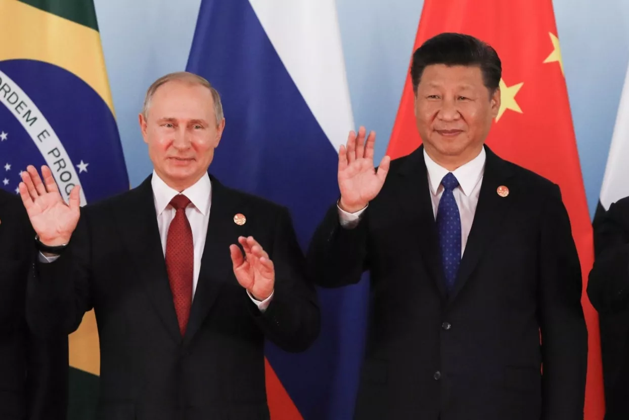 Vladimir Putin i Xi Jinping 