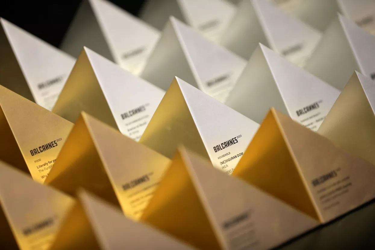 20.04.2023.,Rovinj, 9. Dani komunikacija 2023. u Rovinju. BalCannes 2023, Dodjela nagrada za najbolje projekte, agencije i klijenate na BalCannesu, ukljucujuci jaku konkurenciju u Bosni i Hercegovini, Hrvatskoj, Sjevernoj Makedoniji, Srbiji i Sloveniji