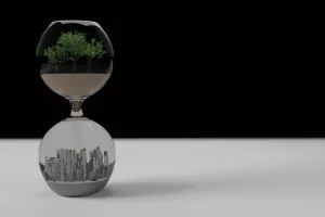 Održivost, ekologija, okoliš, pješčani sat, kapitalizam