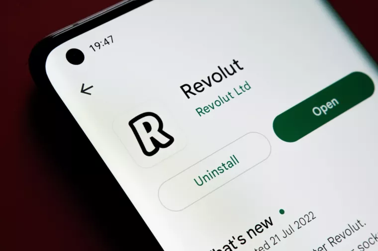 Revolut aplikacija