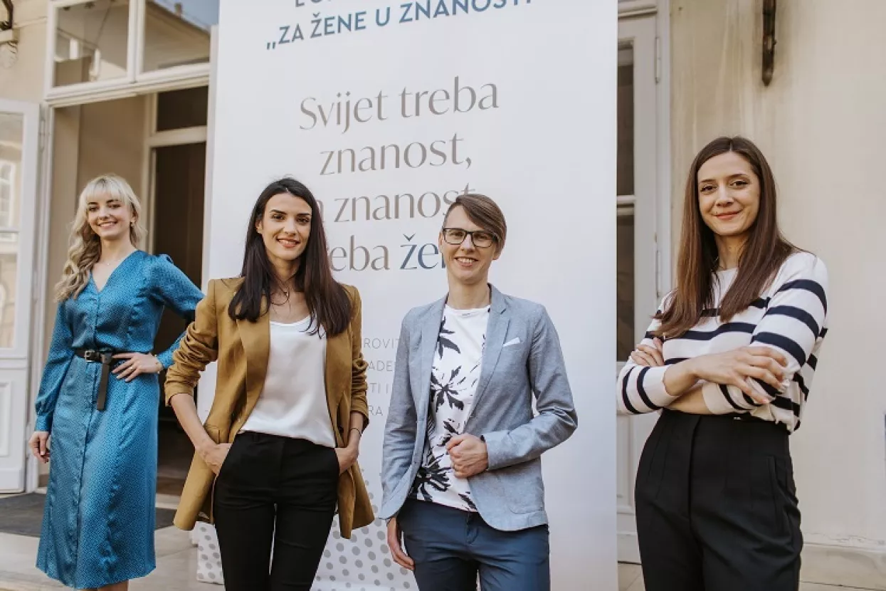 Žene u znanosti, Ines Haberle, Andrea Hlou&scaron;ek-Kasun, Antonija Mravak i Ivana Sopek Merka&scaron; 
