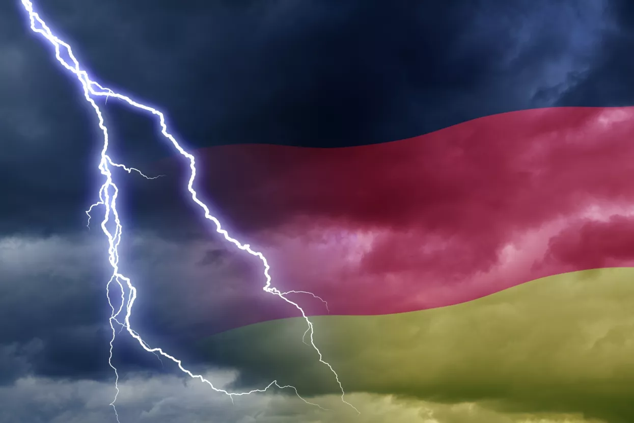 Europski ulagači oprezni, Njemačka u recesiji