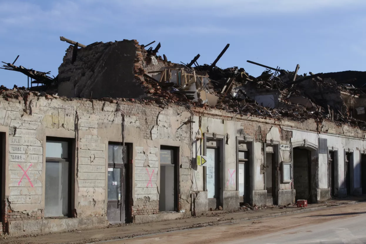 Područje Sisačko-moslavačke županije nastradalo od potresa, Petrinja